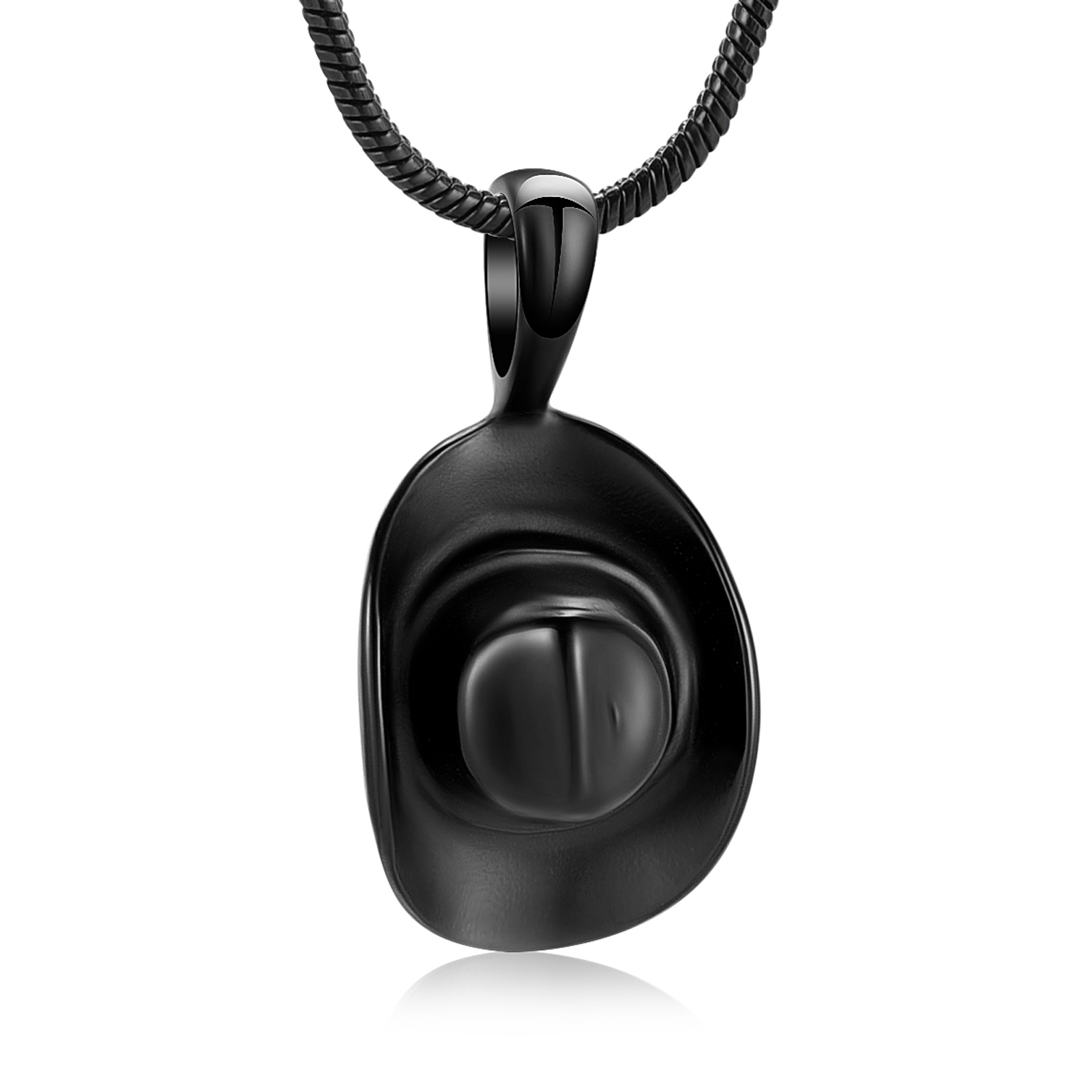 Custom Cowboy Hat Cremation Jewellery Urns For Ashes Keepsake Urn Necklace Gift - Picture 7 of 12