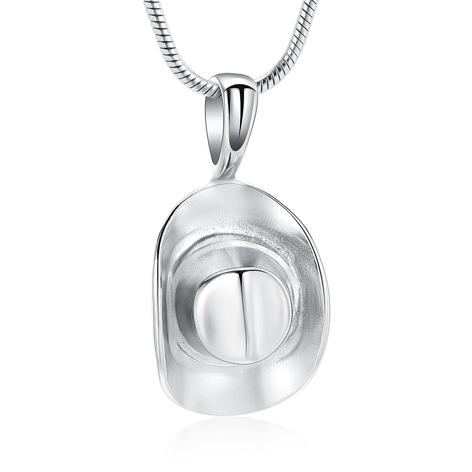 Custom Cowboy Hat Cremation Jewellery Urns For Ashes Keepsake Urn Necklace Gift - Picture 8 of 12