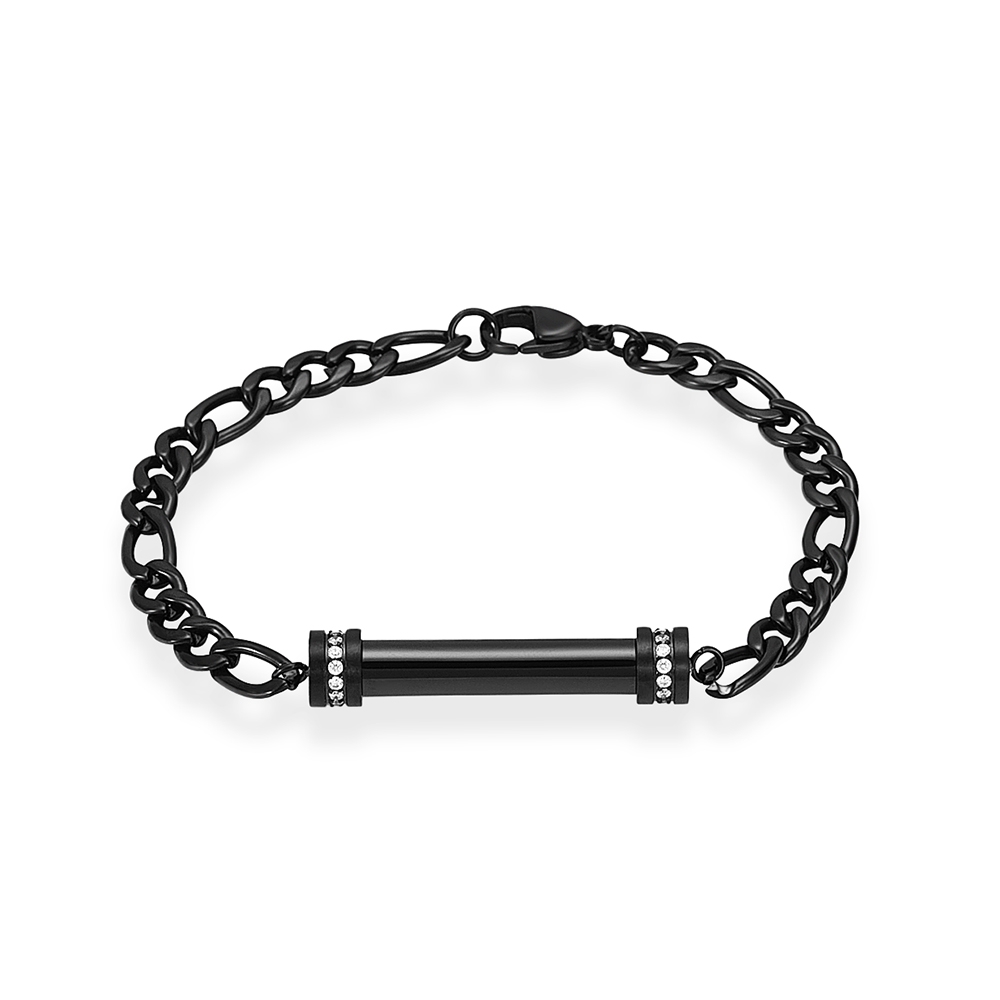 Cylinder Cremation Urn Bracelet for Ashes Premium Grade Memorial Keepsake Bangle - Picture 19 of 37