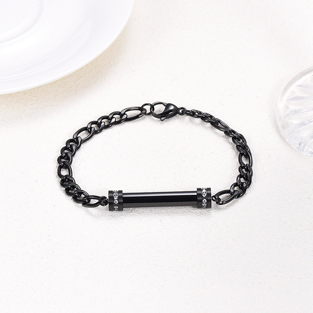 Cylinder Cremation Urn Bracelet for Ashes Premium Grade Memorial Keepsake Bangle - Picture 21 of 37
