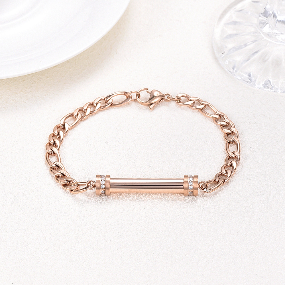 Cylinder Cremation Urn Bracelet for Ashes Premium Grade Memorial Keepsake Bangle - Picture 33 of 37