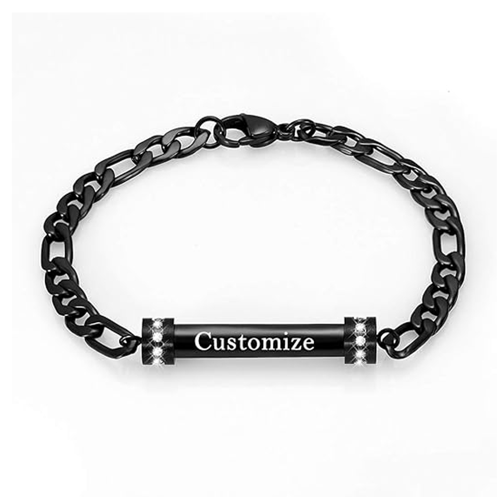 Cylinder Cremation Urn Bracelet for Ashes Premium Grade Memorial Keepsake Bangle - Picture 35 of 37