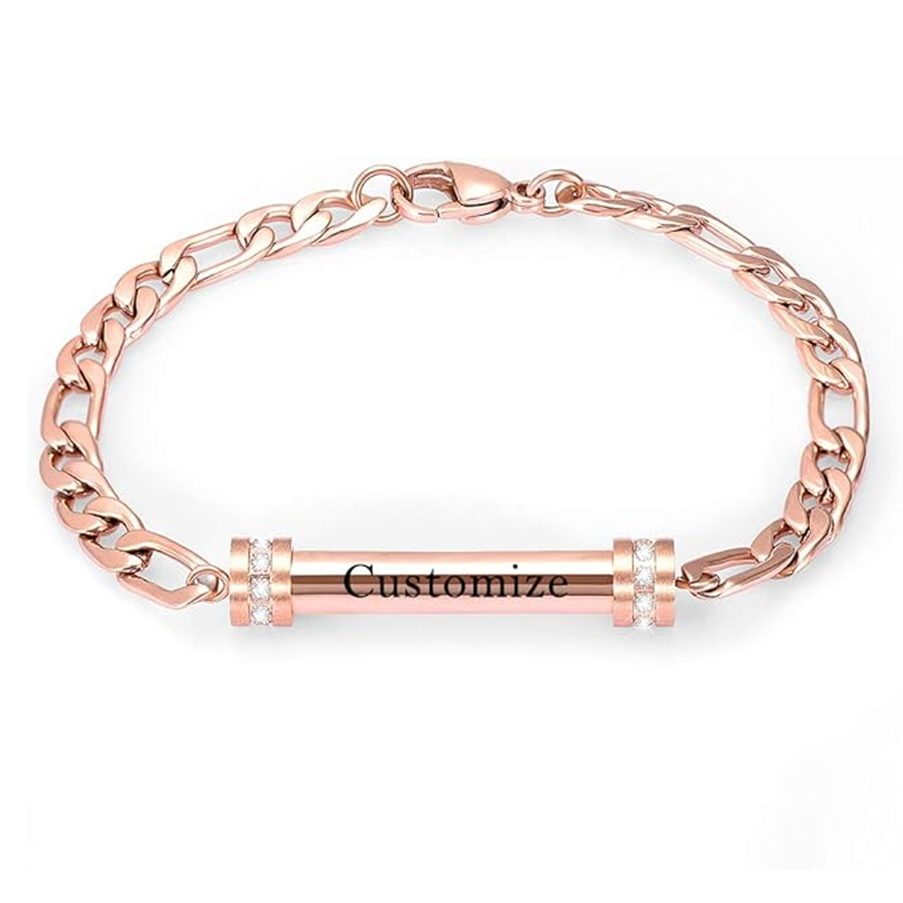 Cylinder Cremation Urn Bracelet for Ashes Premium Grade Memorial Keepsake Bangle - Picture 36 of 37