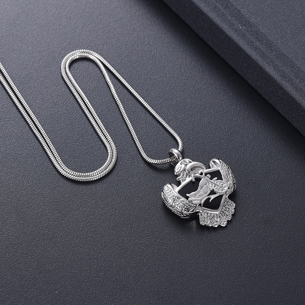 Motorcycle Urn Necklace for Ashes Keepsake Penadant Memorial Cremation Jewelry - Picture 17 of 18