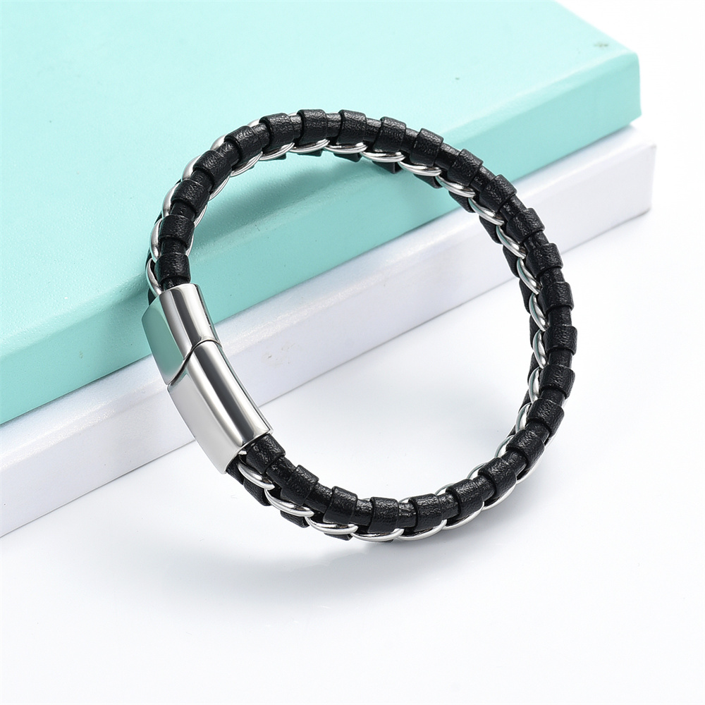 Cremation Urn Bracelet for Ashes Memorial Cuff Bangle Braided Leather Wristband - Picture 41 of 65