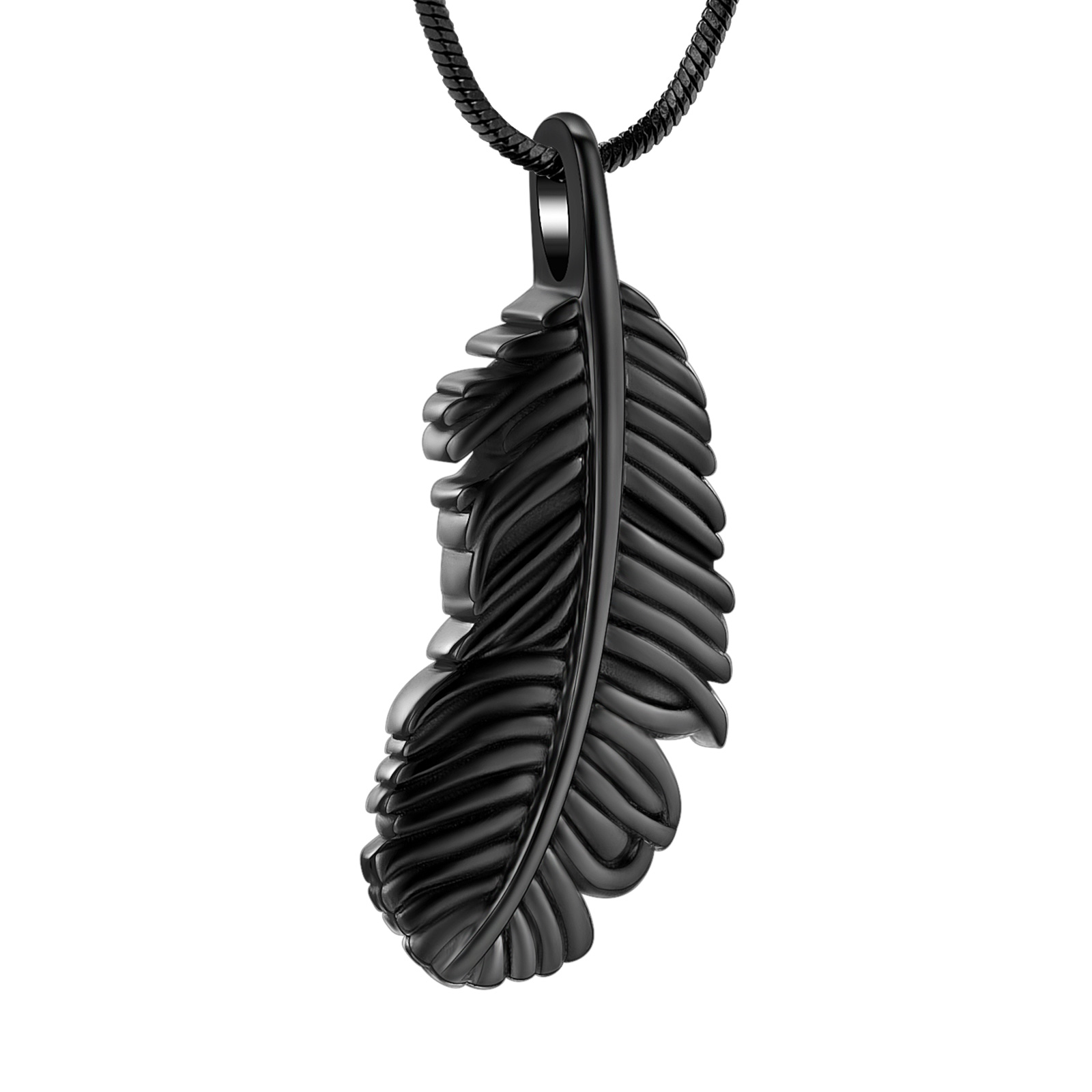 Angel Wing Urn Necklace for Ashes Women Men Cremation Pendant Necklace for Ashes - Picture 11 of 38