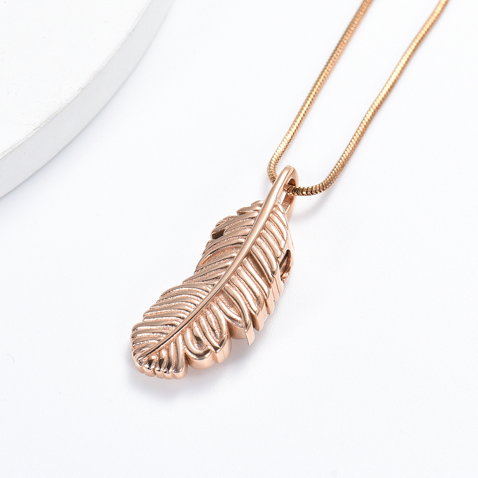 Angel Wing Urn Necklace for Ashes Women Men Cremation Pendant Necklace for Ashes - Picture 29 of 38