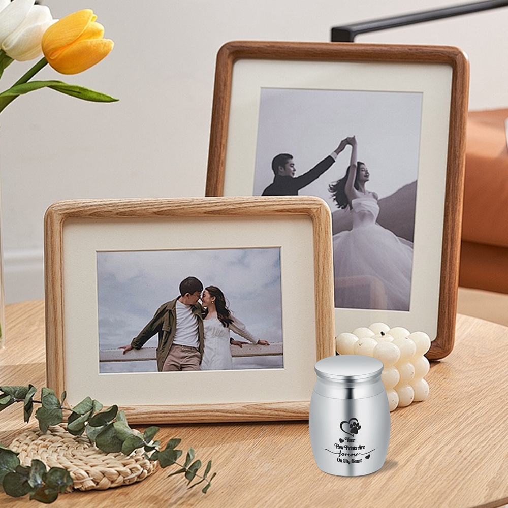 Small Dog Urn for Ashes 1.77Inches Mini Cremation Urn for Pet Ashes Paw Mini Urn - Produktbild 3