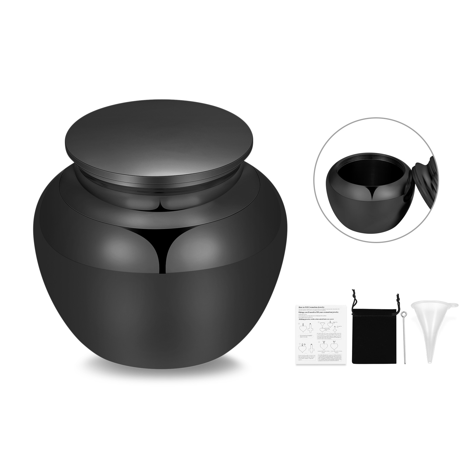 Small Keepsake Urns for Human Ashes 40*43 MM Memorial Cremation Urns for Ashes - Picture 22 of 34