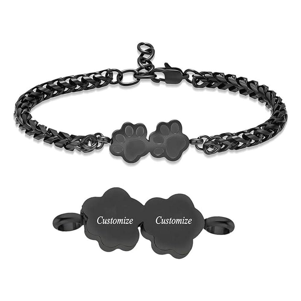 Pet Urn Bracelet for Ashes for Women Adjustable Cremation Jewelry Urn Bracelet