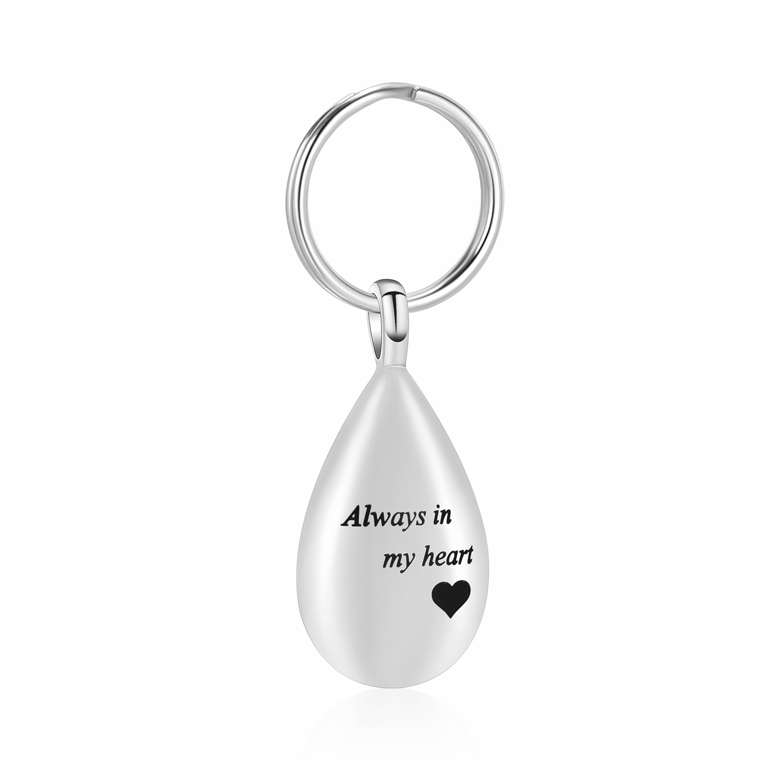 Memorial Cremation Keychain for Ashes Teardrop Urn Locket Urn Cremation Jewelry