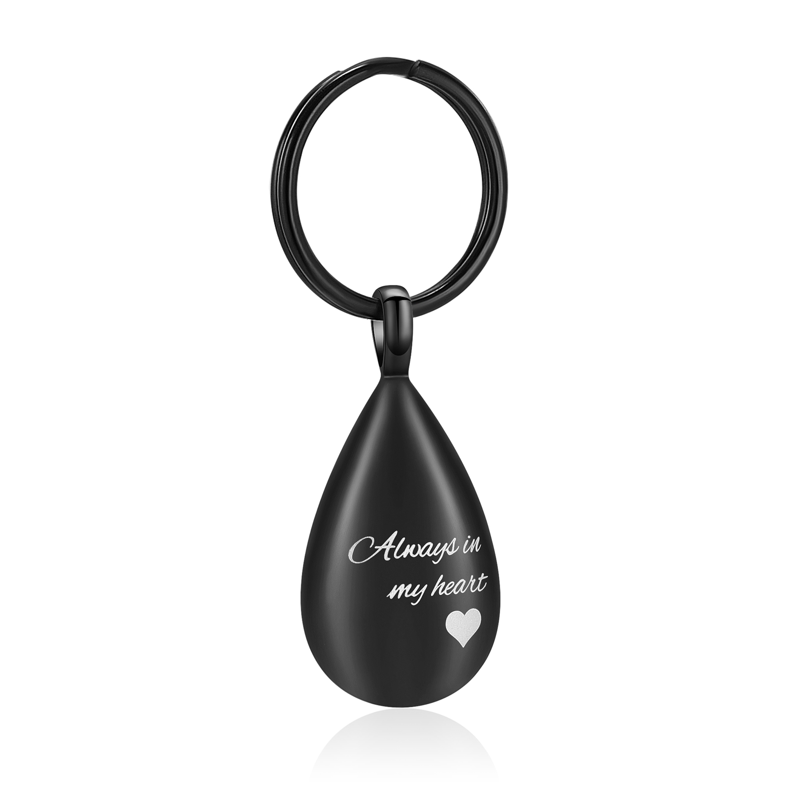 Memorial Cremation Keychain for Ashes Teardrop Urn Locket Urn Cremation Jewelry