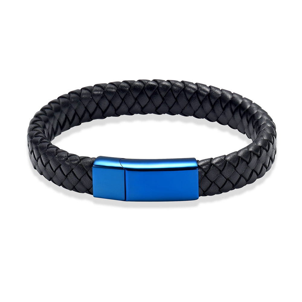 Men Braided Faux Leather Bracelet Ashes Urn Buckle Pet Human Memory Jewellery - Picture 8 of 29
