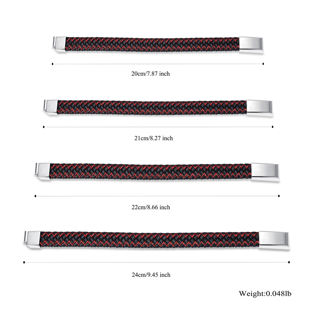 Men Braided Faux Leather Bracelet Ashes Urn Buckle Pet Human Memory Jewellery - Picture 13 of 29