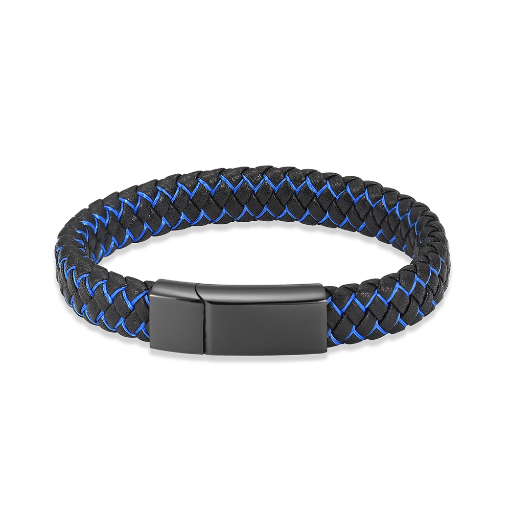 Men Braided Faux Leather Bracelet Ashes Urn Buckle Pet Human Memory Jewellery - Picture 28 of 29