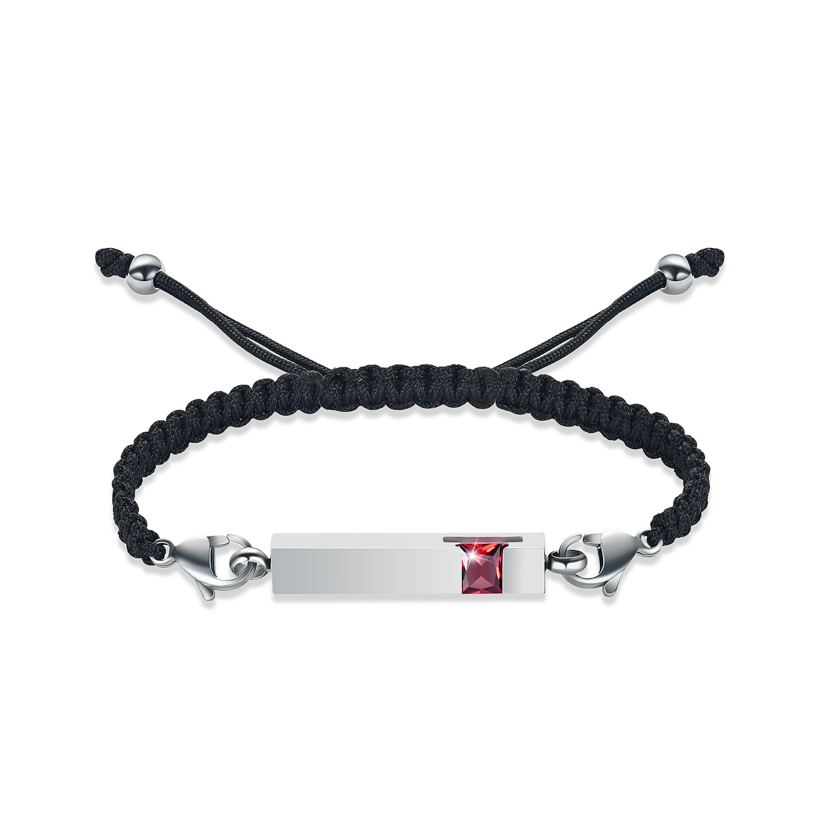 Bar Urn Bracelet for Ashes for Women Men Handmade Braided Rope Cremation Bangle - Picture 18 of 77