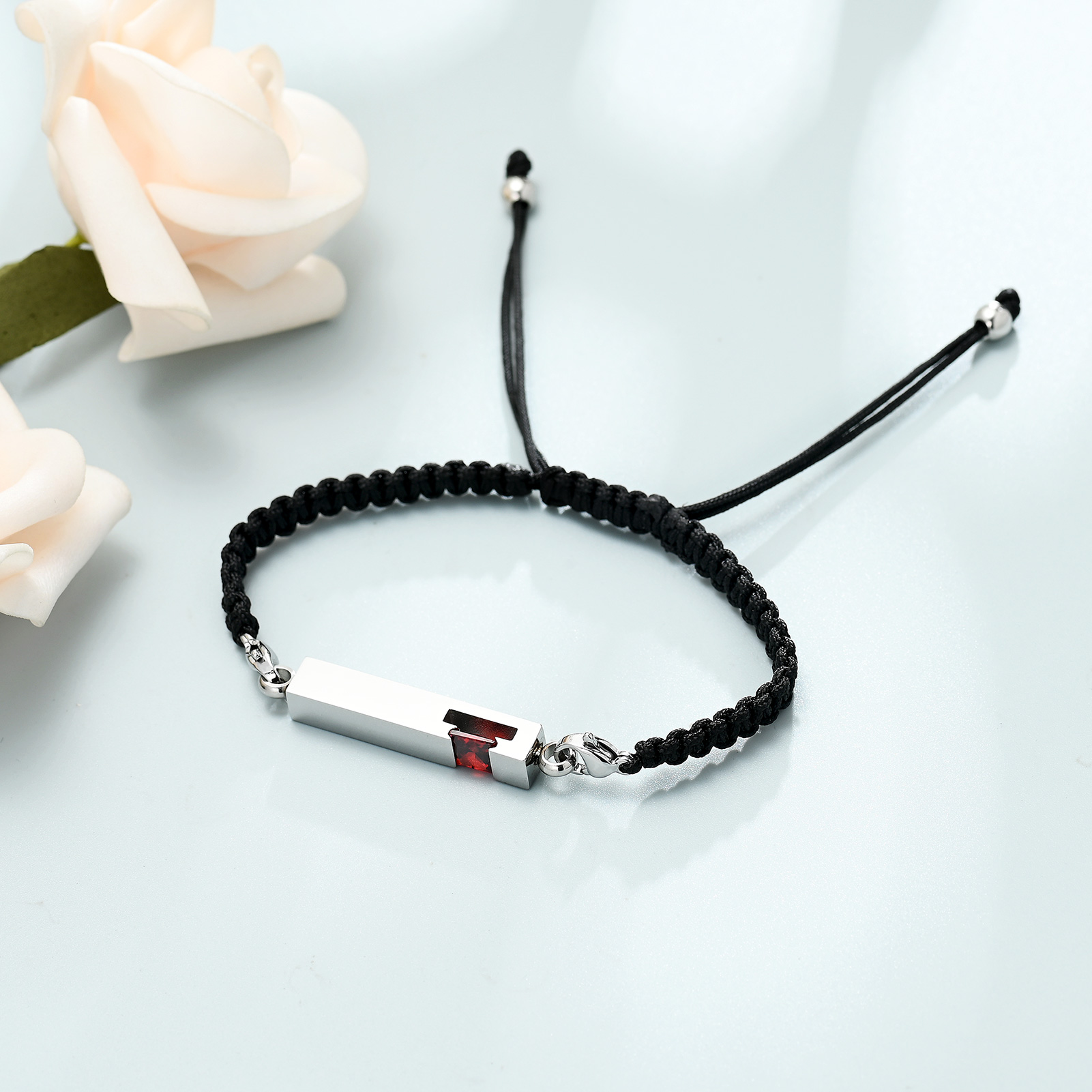 Bar Urn Bracelet for Ashes for Women Men Handmade Braided Rope Cremation Bangle - Picture 28 of 77