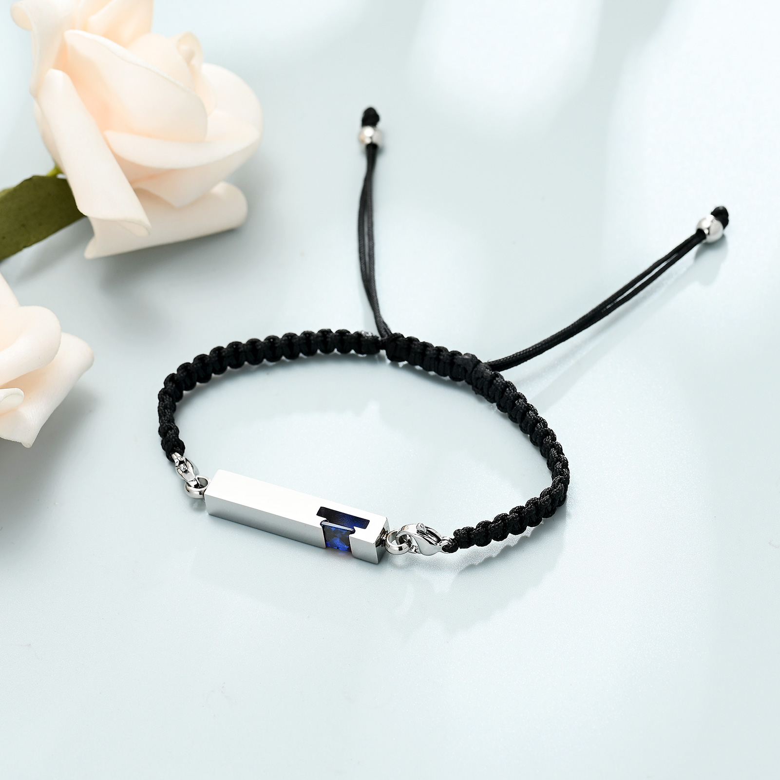 Bar Urn Bracelet for Ashes for Women Men Handmade Braided Rope Cremation Bangle - Picture 34 of 77