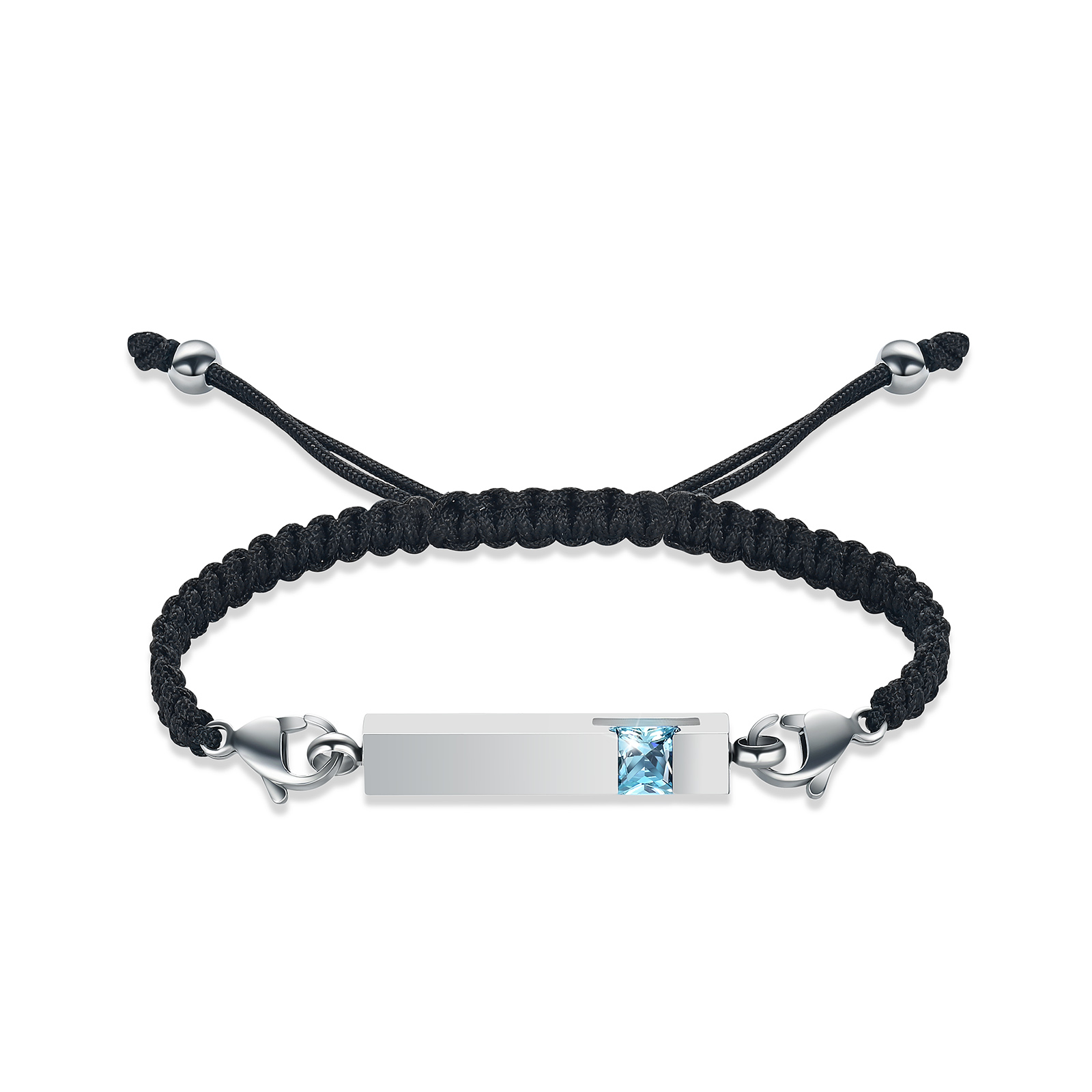 Bar Urn Bracelet for Ashes for Women Men Handmade Braided Rope Cremation Bangle - Picture 36 of 77