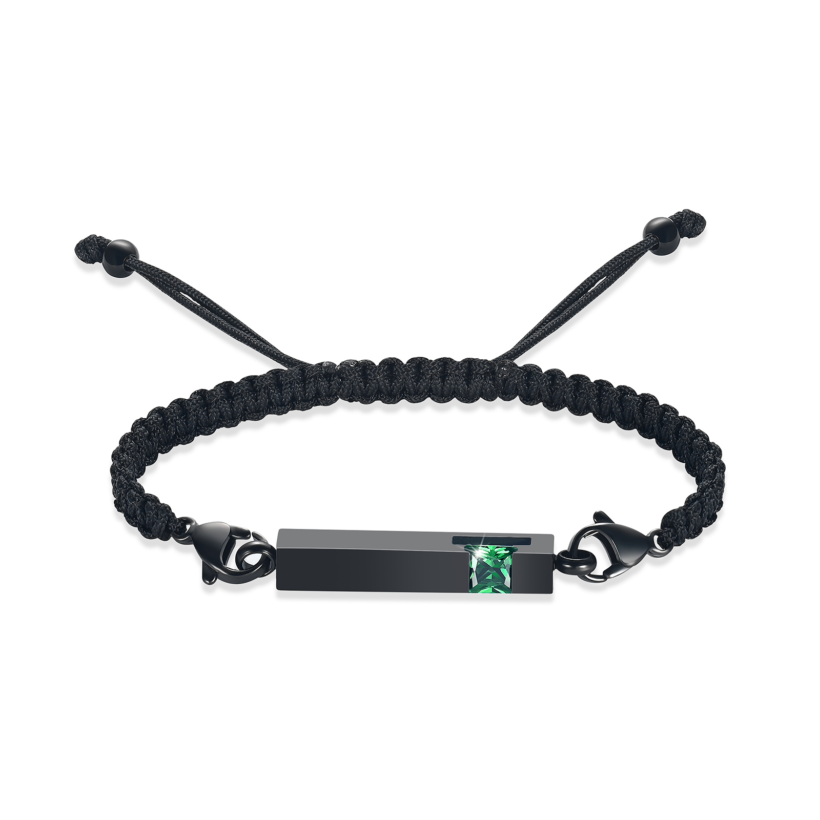 Bar Urn Bracelet for Ashes for Women Men Handmade Braided Rope Cremation Bangle - Picture 60 of 77