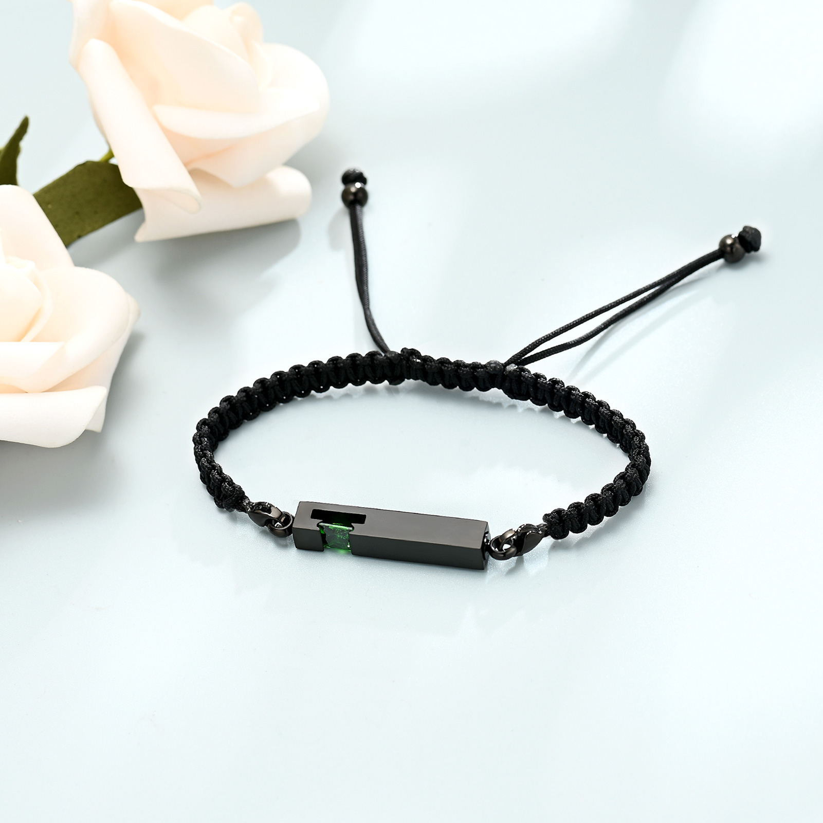 Bar Urn Bracelet for Ashes for Women Men Handmade Braided Rope Cremation Bangle - Picture 64 of 77