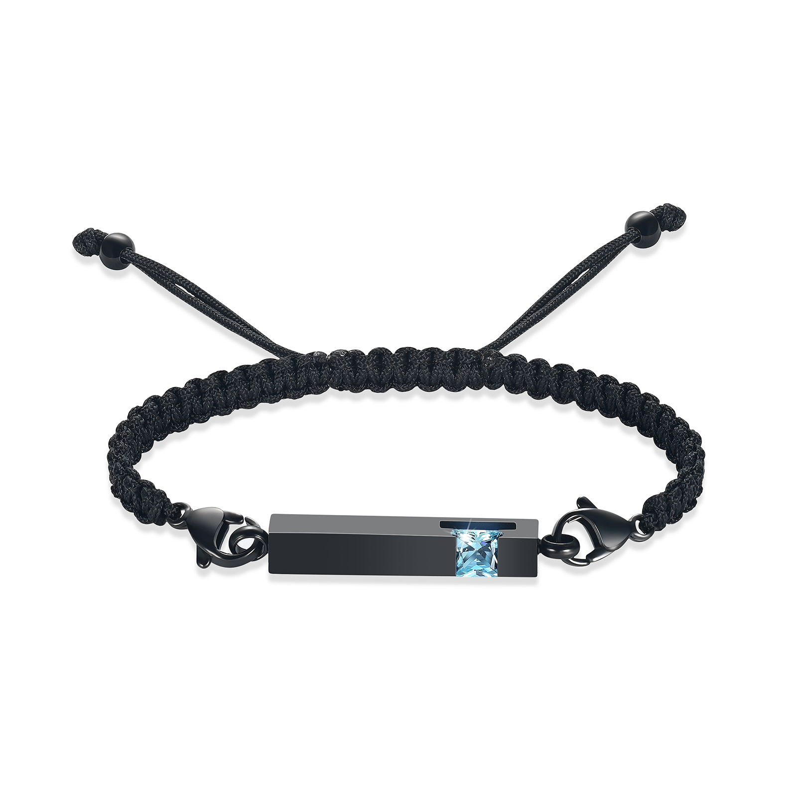 Bar Urn Bracelet for Ashes for Women Men Handmade Braided Rope Cremation Bangle - Picture 66 of 77