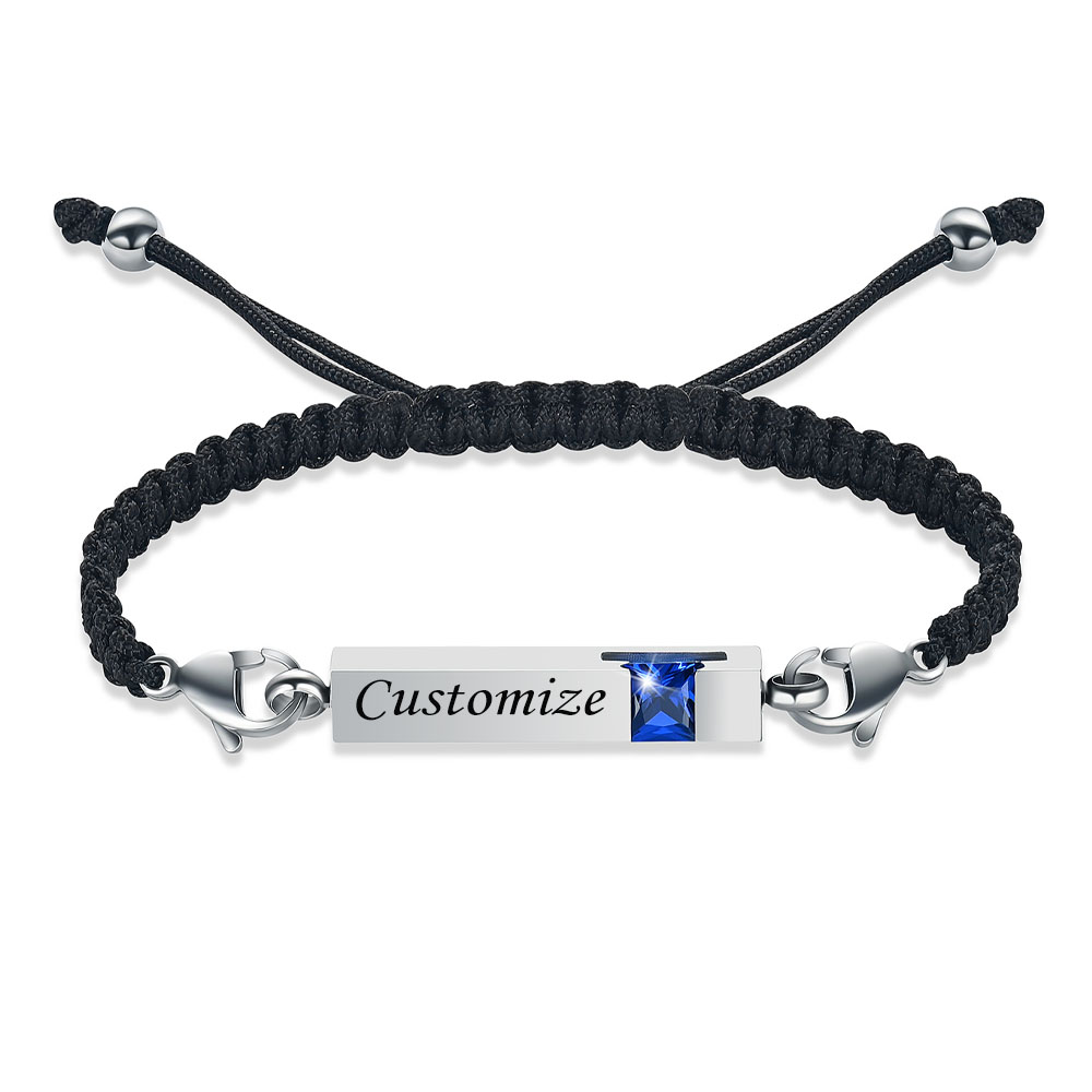 Bar Urn Bracelet for Ashes for Women Men Handmade Braided Rope Cremation Bangle - Picture 76 of 77