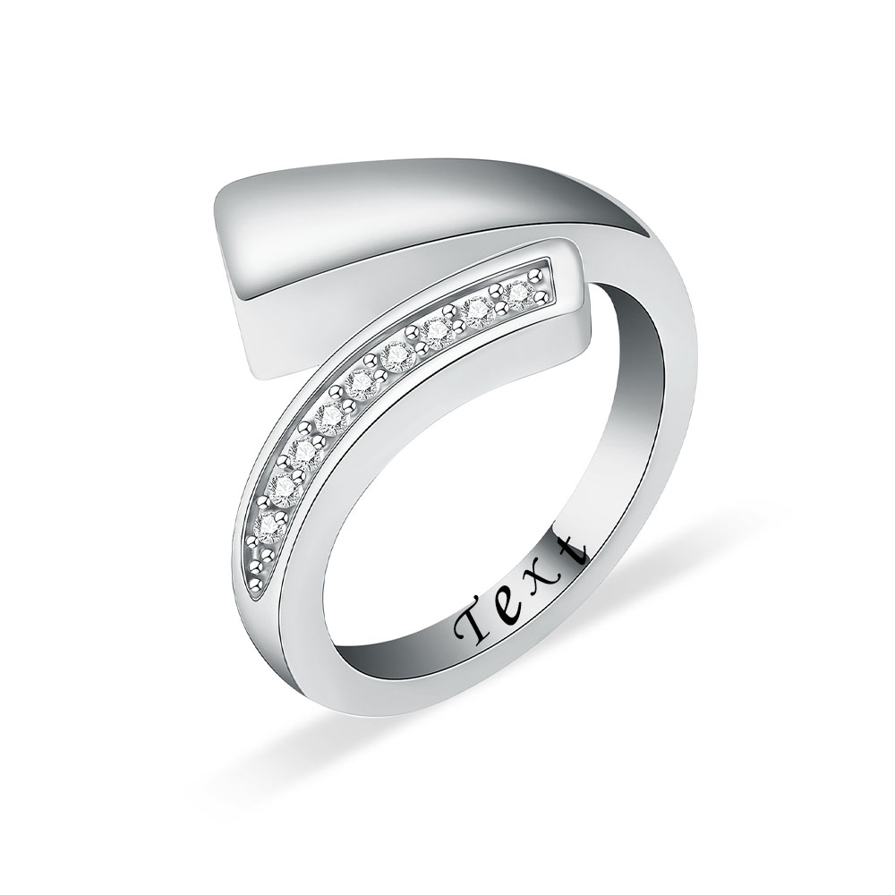 Urn Ring for Ashes Women Cubic Zirconia Ash Ring Memorial Cremation Jewelry Gift