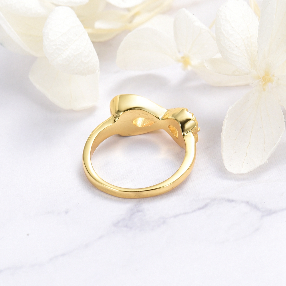 Cremation Jewelry Urn Ring for Ashes Infinity Crystal Memorial Ring F/ Human Pet - Picture 29 of 63