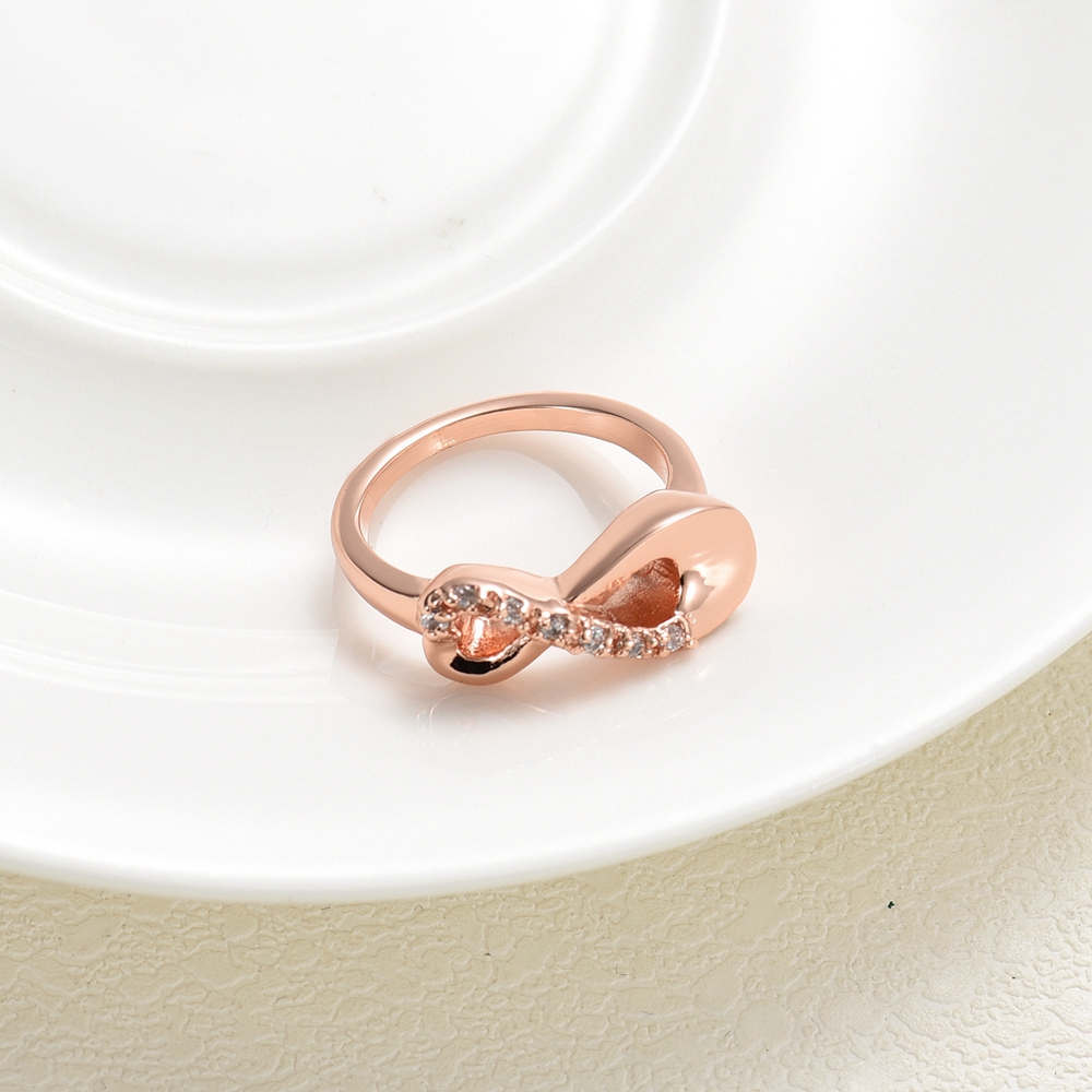 Cremation Jewelry Urn Ring for Ashes Infinity Crystal Memorial Ring F/ Human Pet - Picture 35 of 63