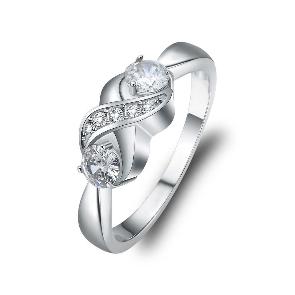 Cremation Ring for Ashes Crystal Infinity Ring Memorial Keepsake Urn Ring Holder
