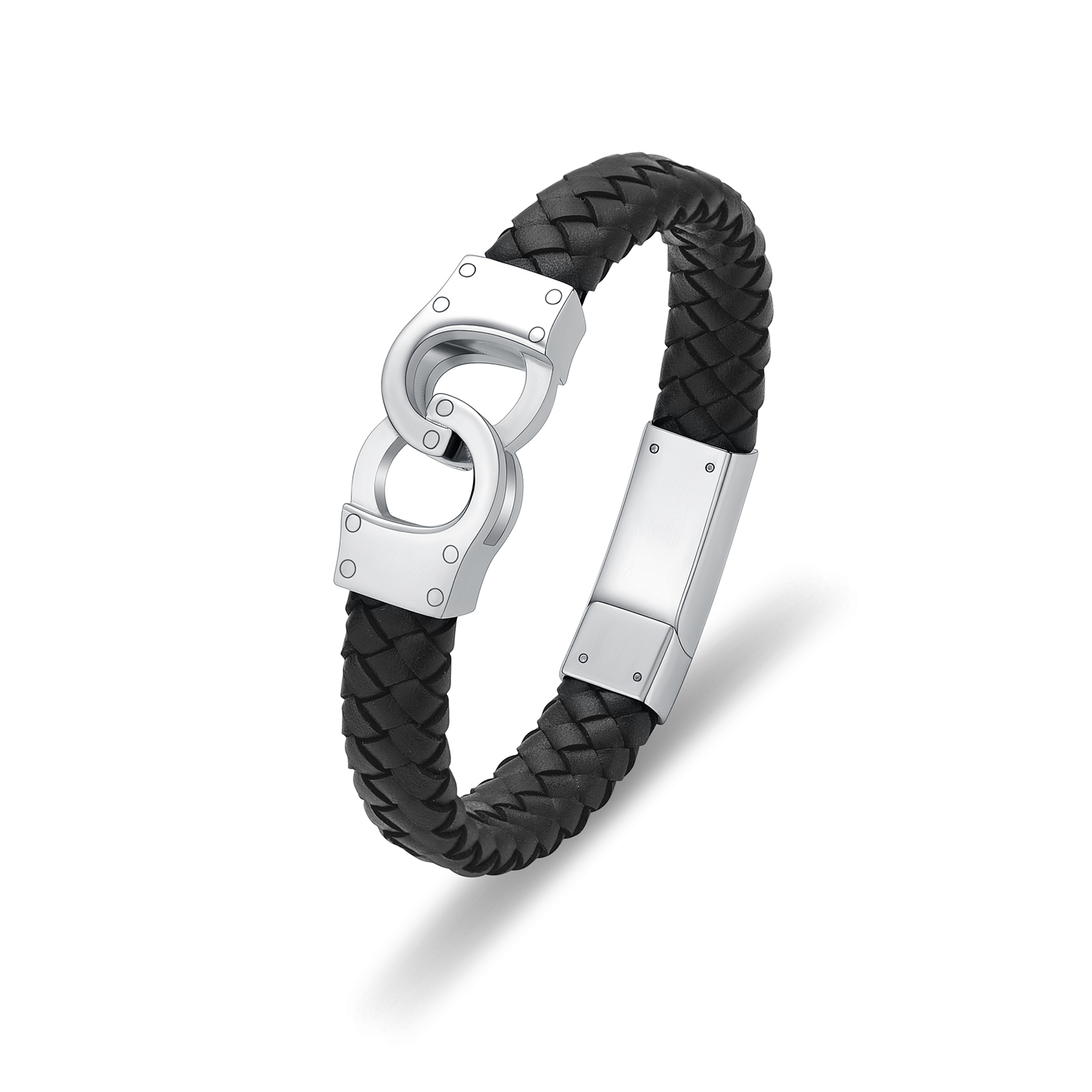 Urn Bracelet for Ashes Leather Cremation Bracelet F/ Human Ashes Memorial Bangle - Picture 10 of 32