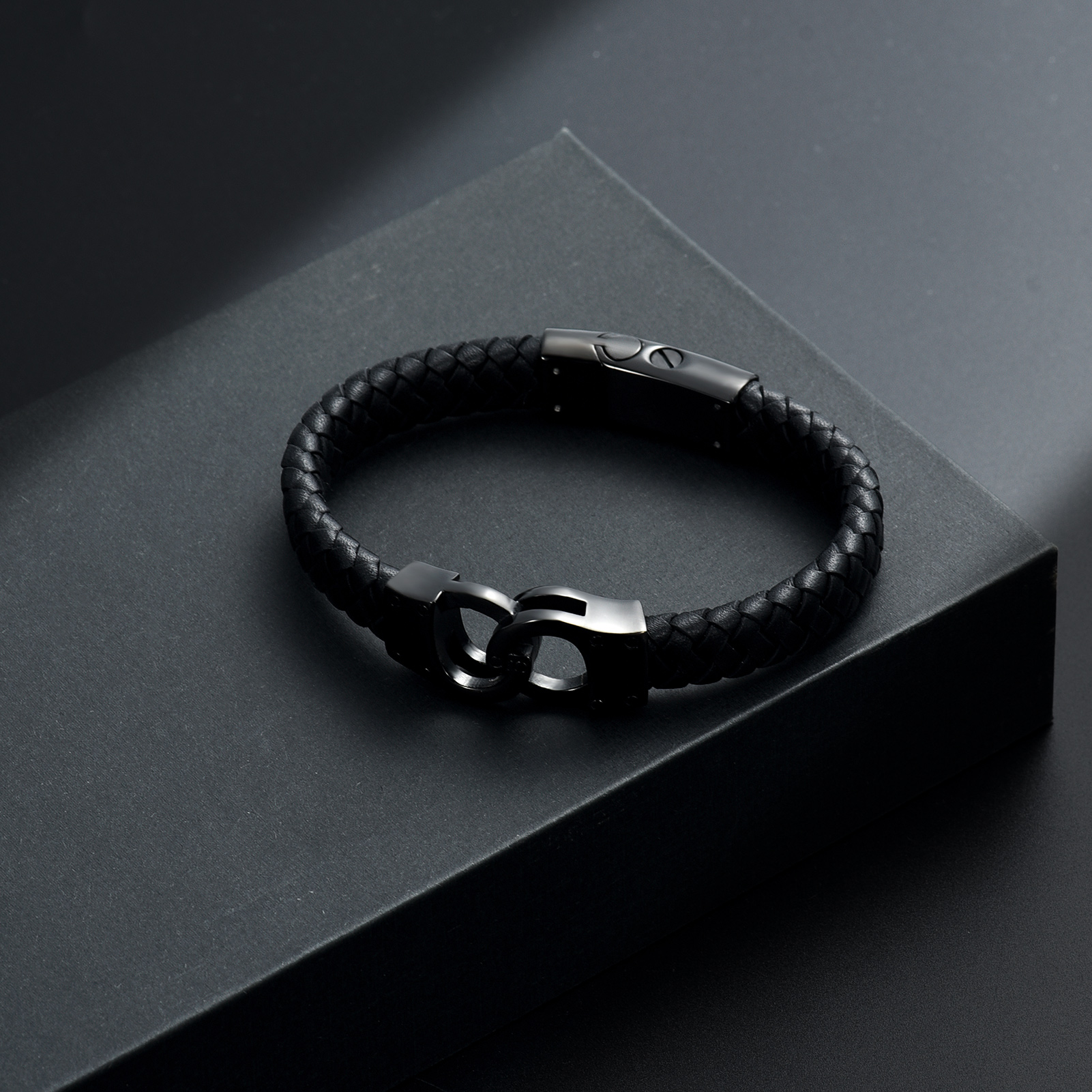 Urn Bracelet for Ashes Leather Cremation Bracelet F/ Human Ashes Memorial Bangle - Picture 18 of 32