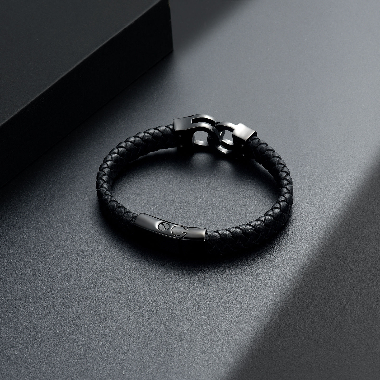 Urn Bracelet for Ashes Leather Cremation Bracelet F/ Human Ashes Memorial Bangle - Picture 19 of 32