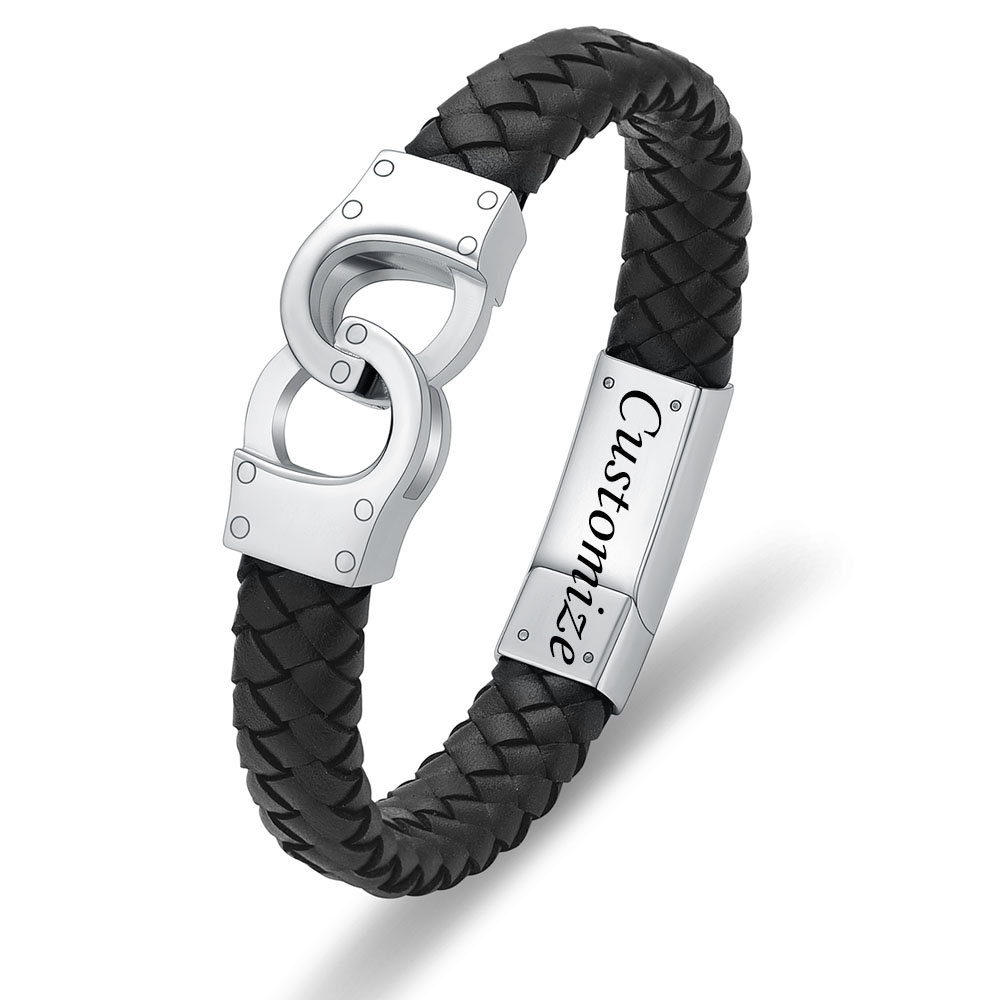 Urn Bracelet for Ashes Leather Cremation Bracelet F/ Human Ashes Memorial Bangle - Picture 27 of 32