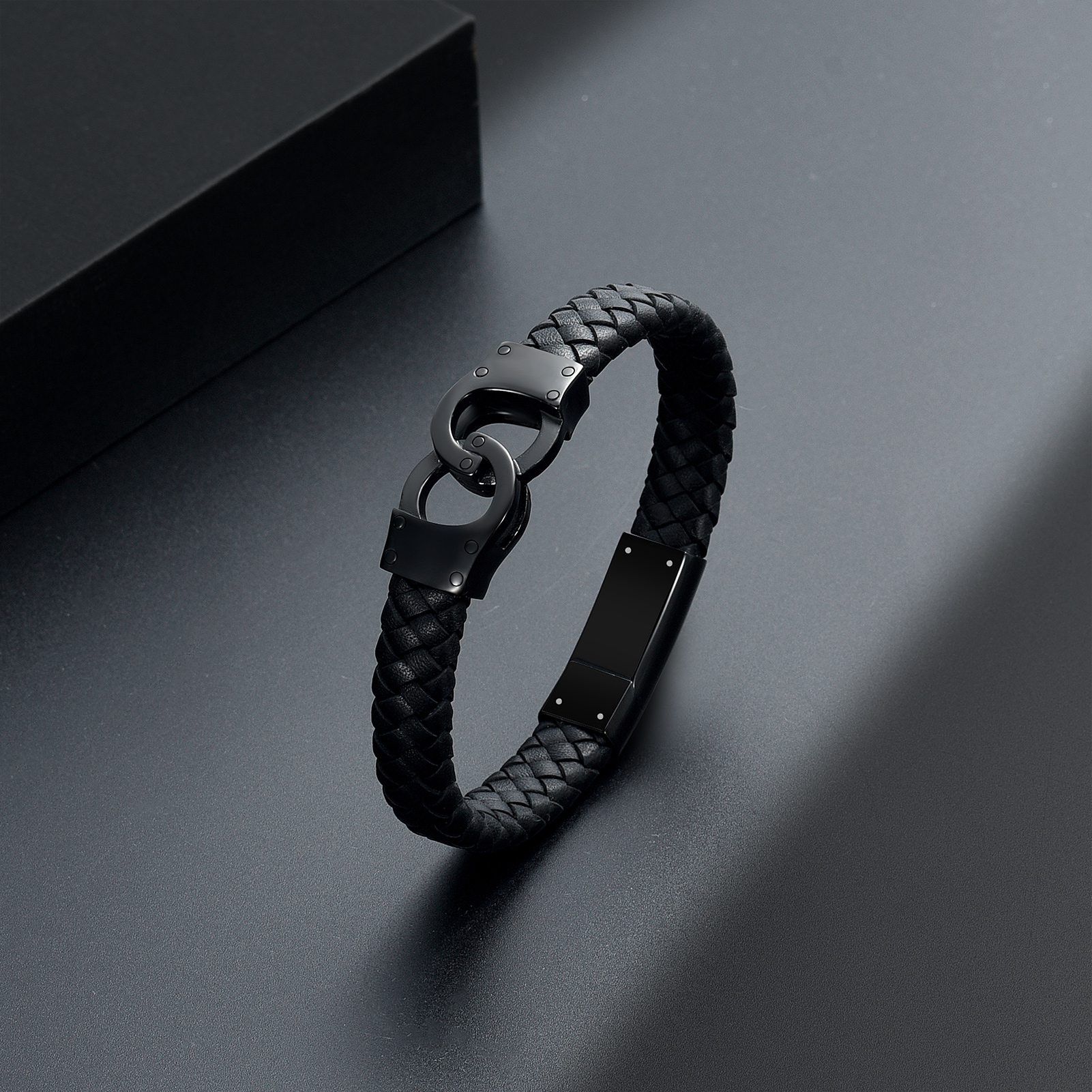 Urn Bracelet for Ashes Leather Cremation Bracelet F/ Human Ashes Memorial Bangle - Picture 30 of 32