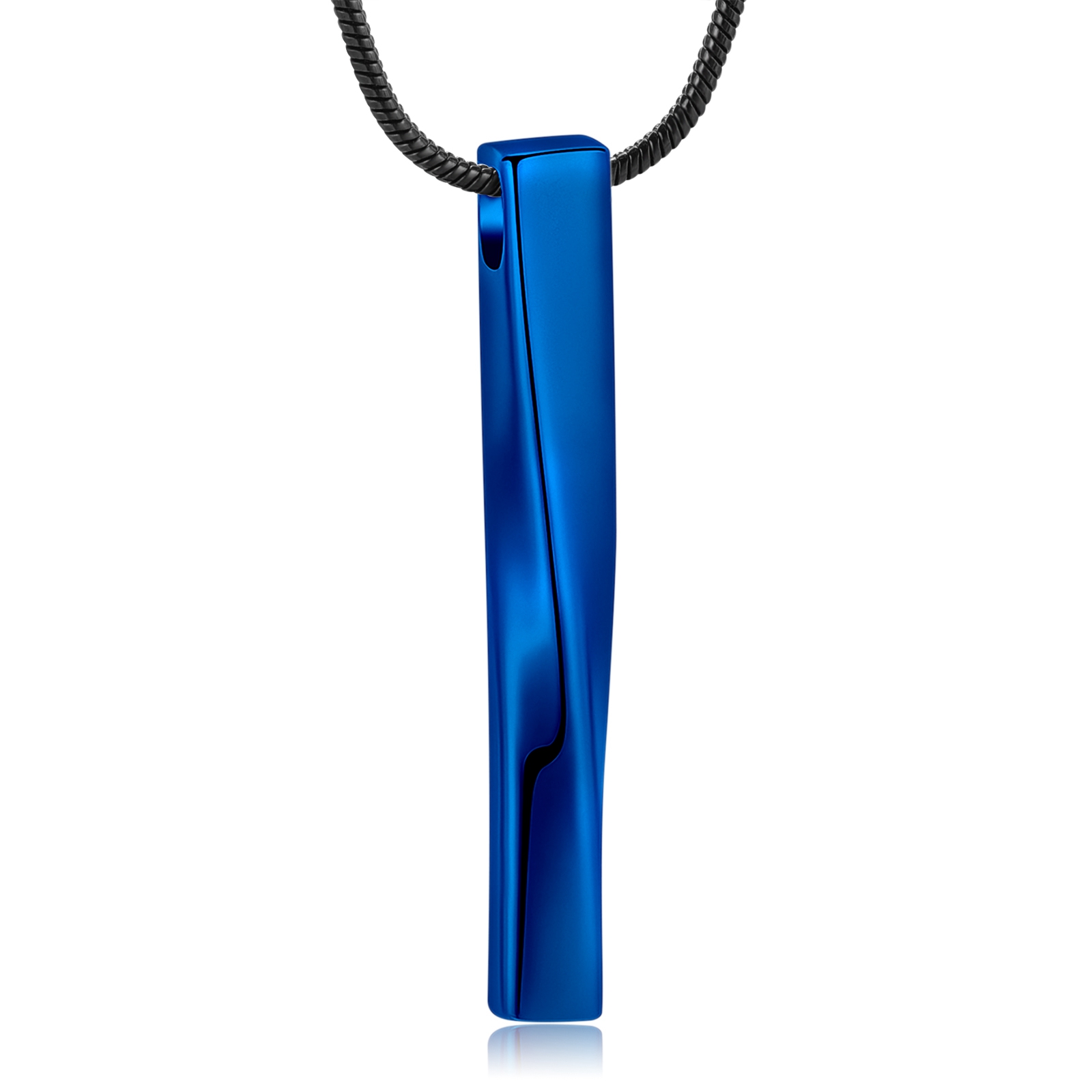 Stainless Steel Twist Bar Cremation Jewellery Urns For Ashes Urn Necklace Gift - Picture 7 of 7