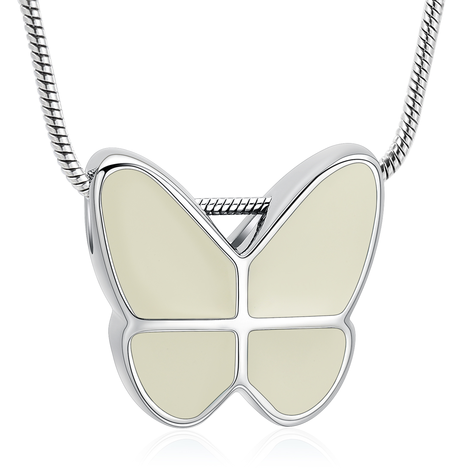 Butterfly Cremation Jewelry Urn Necklace for Ashes Urn Pendant Memorial Keepsake
