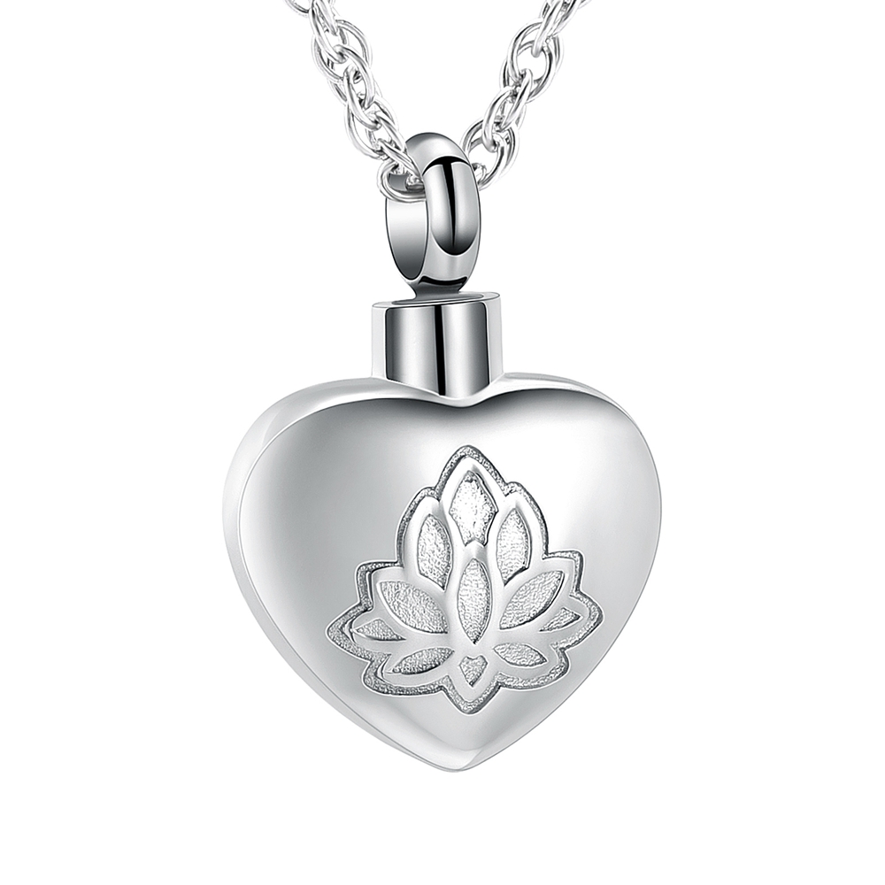 Cremation Jewelry for Ashes Jewelry Maple Leaf Heart Urn Pendant Memory Necklace