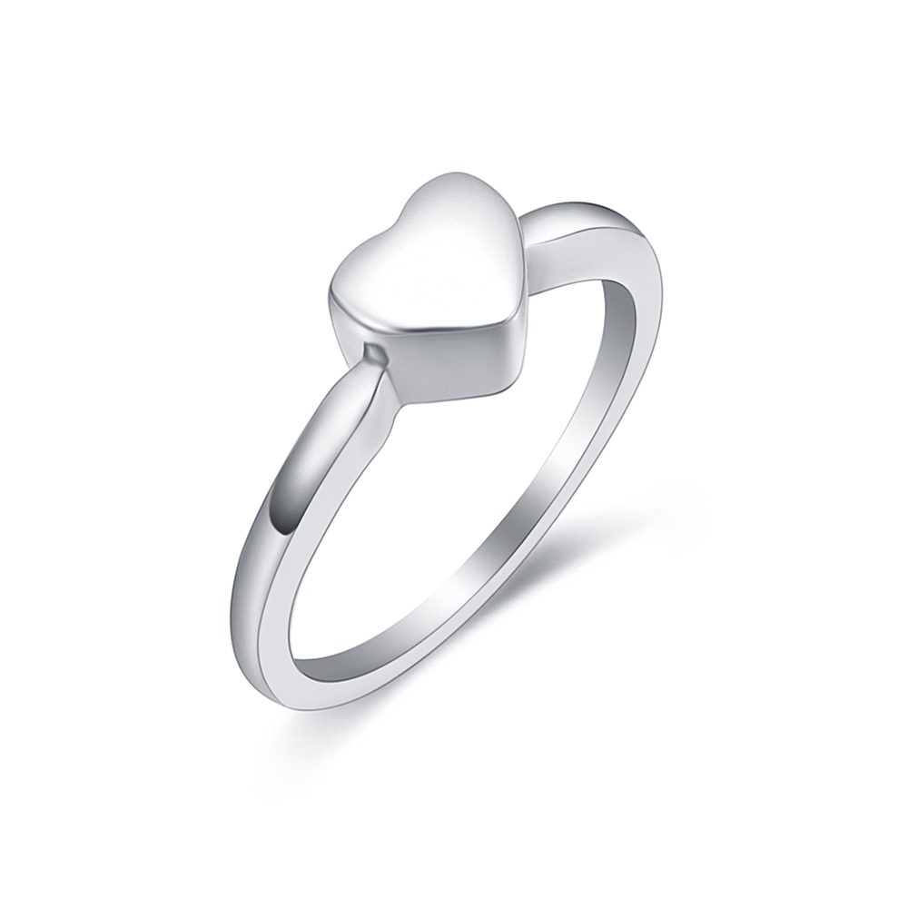 Stainless Steel Heart Urn Cremation Ashes Jewellery Women Men Ring for Funeral - Picture 9 of 12