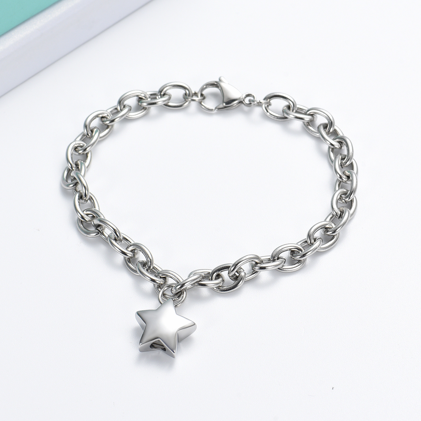 Adjustable Mini Star Cremation Jewelry for Ashes Memorial Urn Bracelet for Ashes