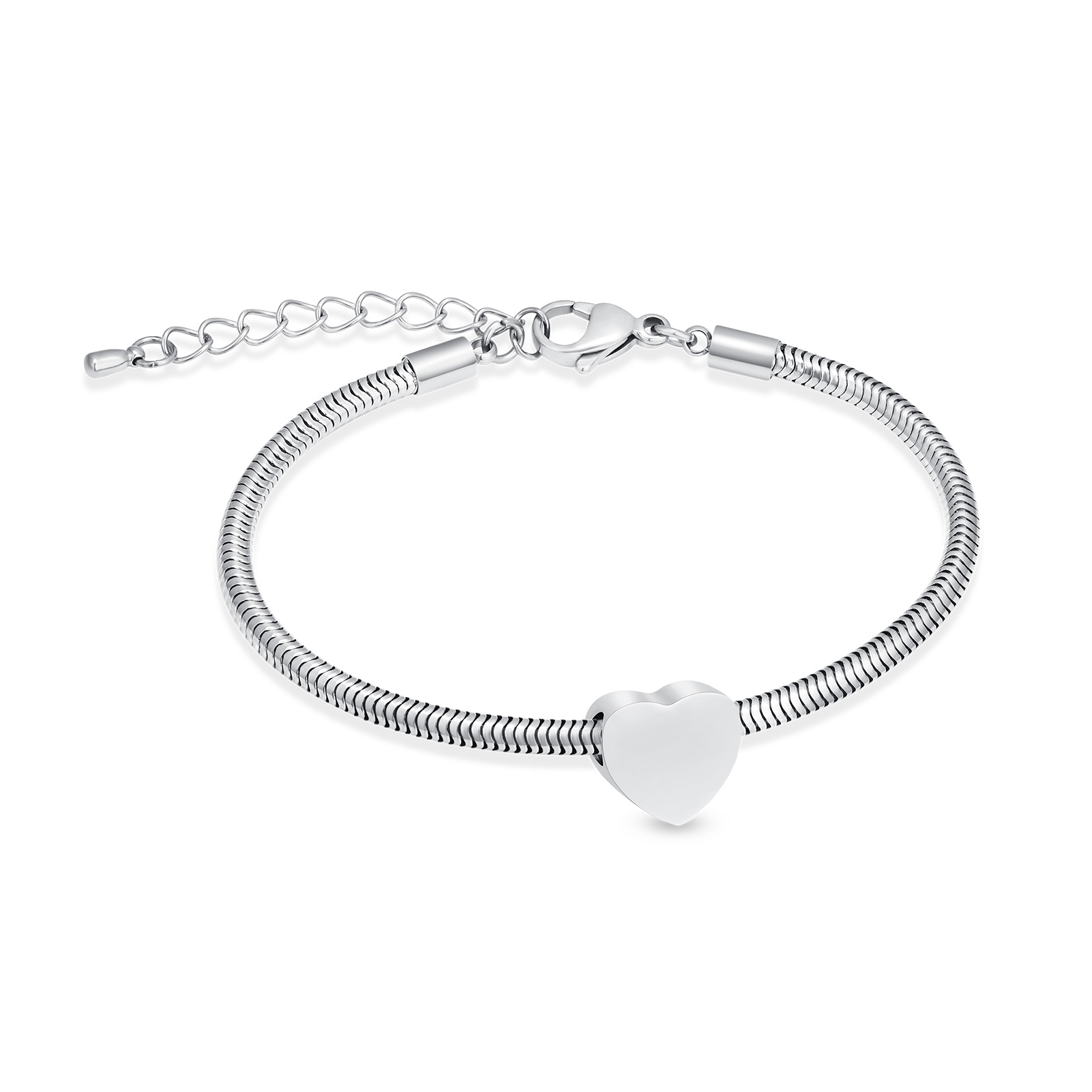 Stainless Steel Heart Urn Pendant Funeral Urns Bracelet Ashes Memorial Jewelry - Picture 3 of 26