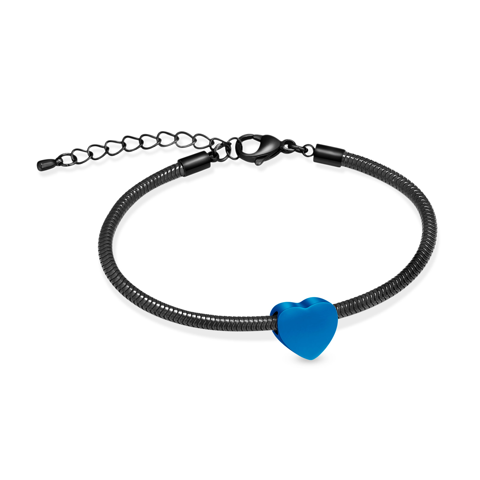 Stainless Steel Heart Urn Pendant Funeral Urns Bracelet Ashes Memorial Jewelry - Picture 19 of 26