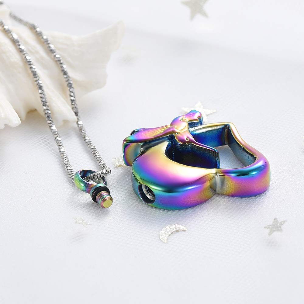 Always in My Heart Hummingbird Urn Pendant Cremation Jewelry for Ashes Necklace - Picture 8 of 11