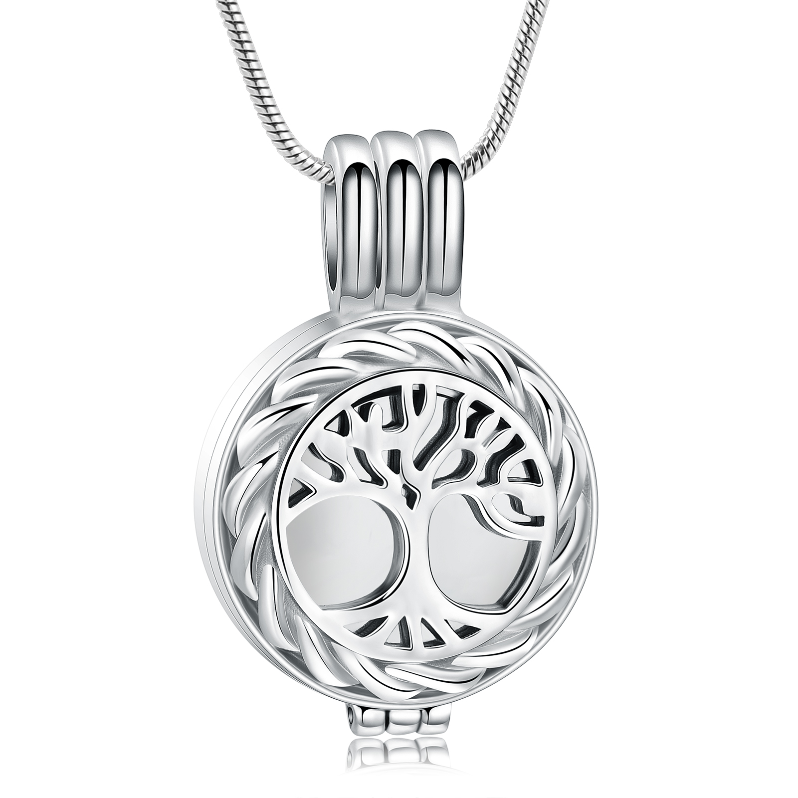 Tree of Life Urn Pendant Cremation Jewelry for Ashes Necklace Memorial Jewelry