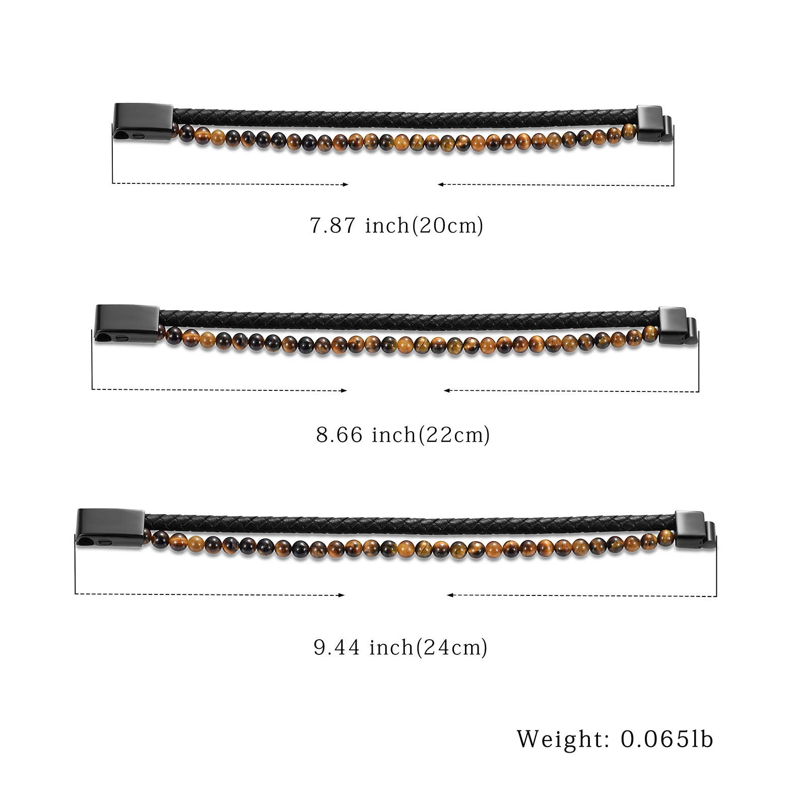 Lava Stone Urn Bracelet for Ashes Genuine Leather Cremation Gift for Women Men - Picture 33 of 50