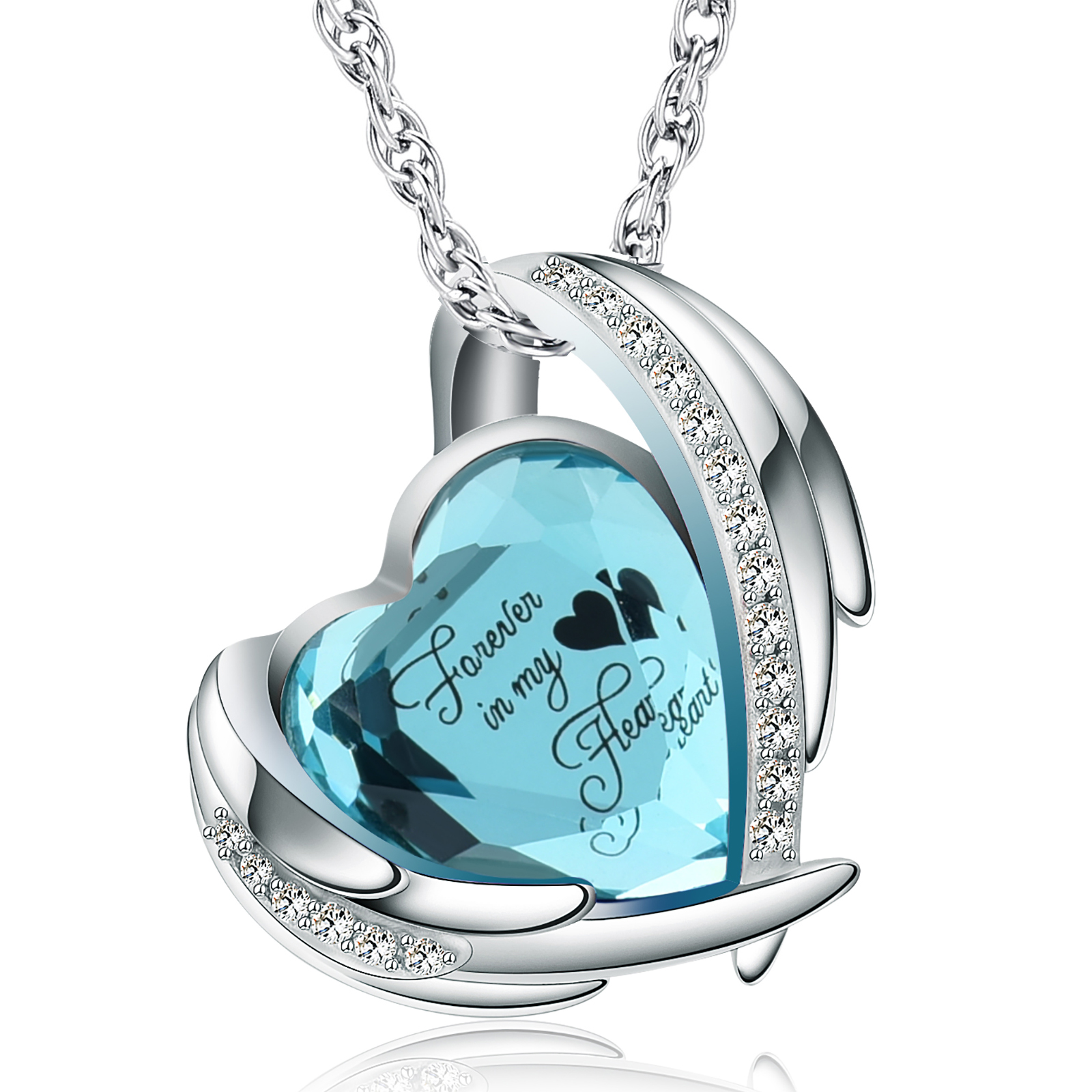 Heart Urn Pendant Necklace for Cremation Ashes Keepsake Memorial Jewelry Gift - Picture 8 of 17