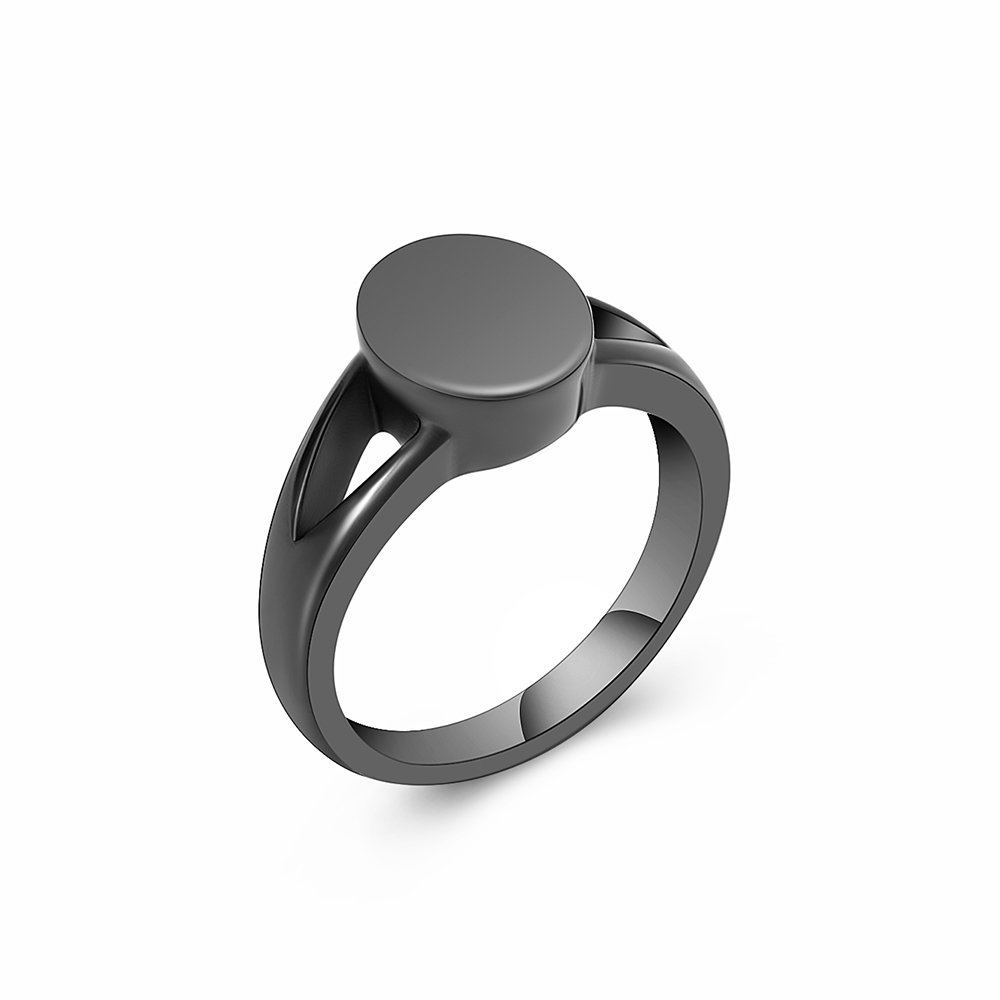 Stainless Steel Round Cremation Pendant Keepsake Urn Ring For Ashes Jewellery - Picture 15 of 15