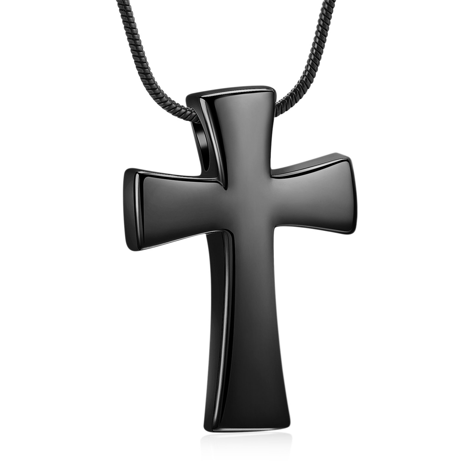 Memorial Cremation Cross Necklace for Ashes Cross Urn Locket Pendant Ash Holder