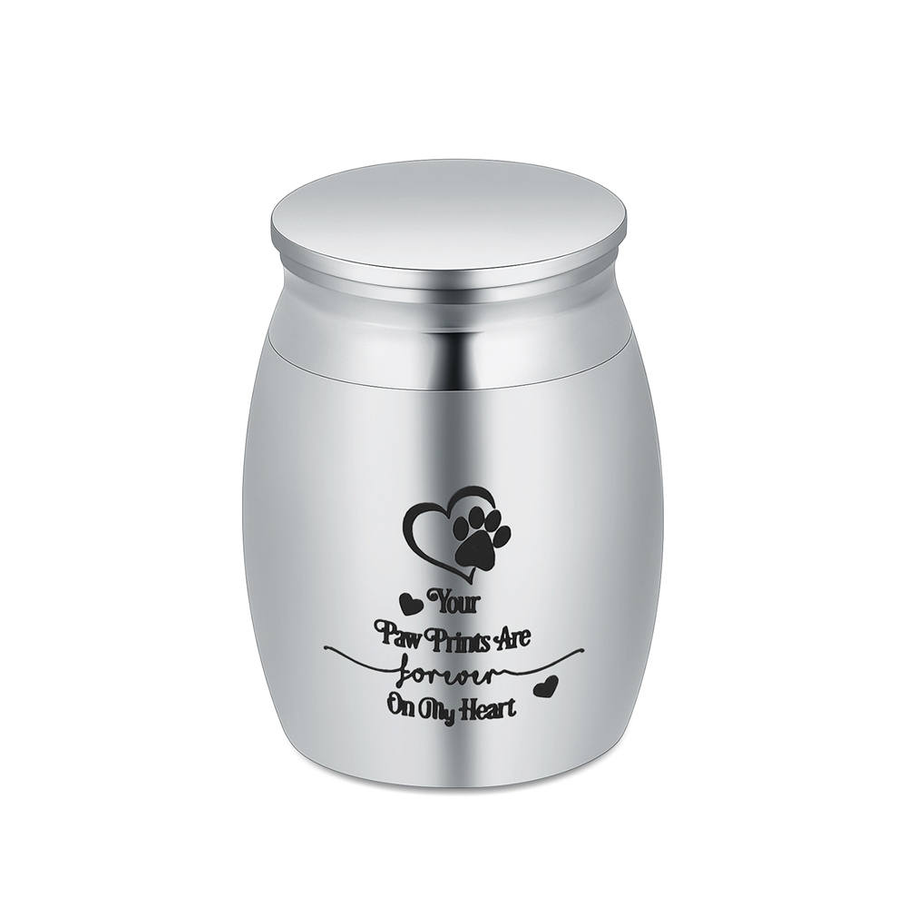 Paw Print Keepsake Urn – Paw Mini Cremation Urn for Ashes Pet Ashes Small Urns